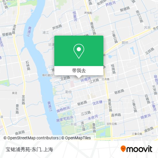 宝铭浦秀苑-东门地图
