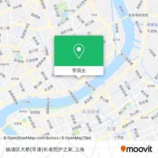 杨浦区大桥(常康)长者照护之家地图