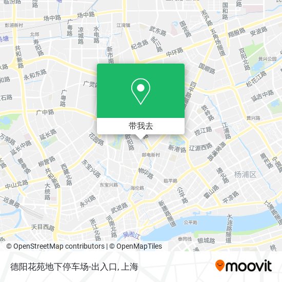 德阳花苑地下停车场-出入口地图