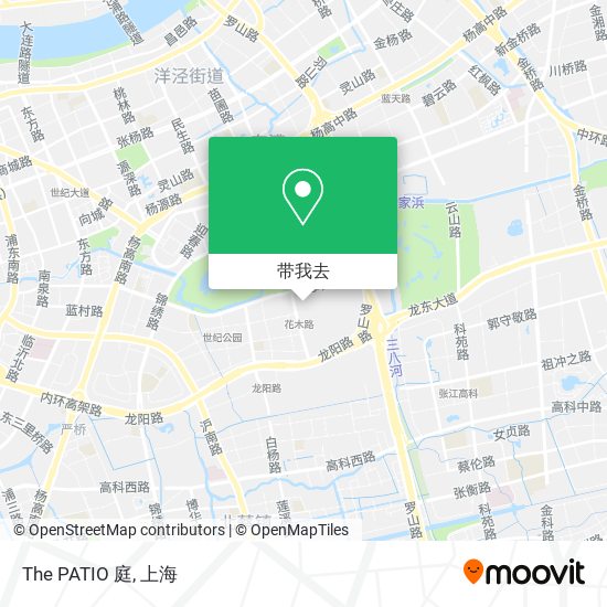 The PATIO 庭地图