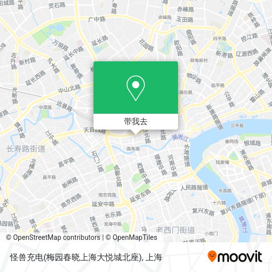 怪兽充电(梅园春晓上海大悦城北座)地图