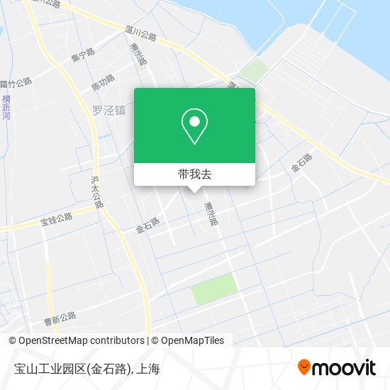 宝山工业园区(金石路)地图