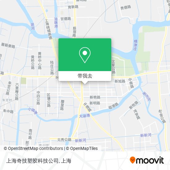 上海奇技塑胶科技公司地图