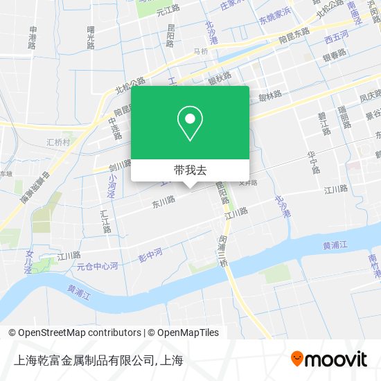 上海乾富金属制品有限公司地图