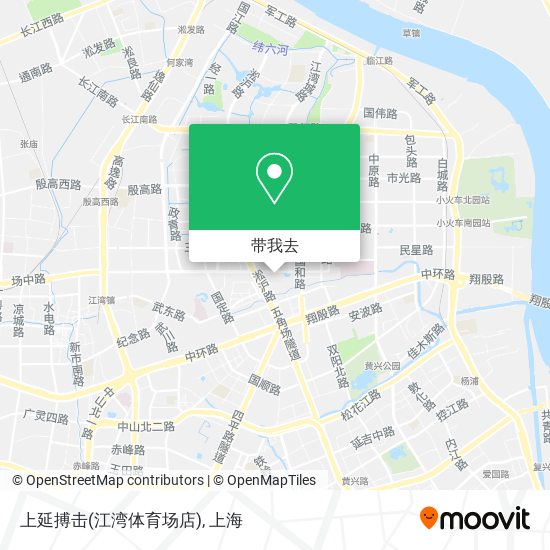 上延搏击(江湾体育场店)地图