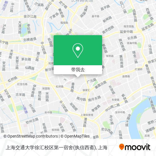 上海交通大学徐汇校区第一宿舍(执信西斋)地图