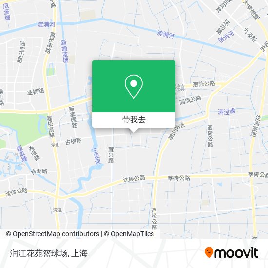 润江花苑篮球场地图