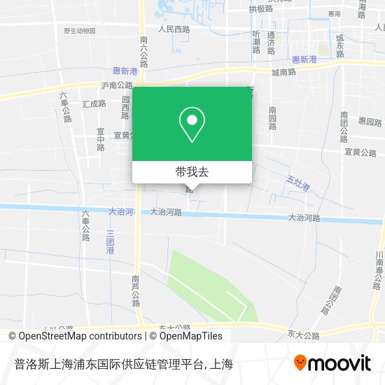 普洛斯上海浦东国际供应链管理平台地图