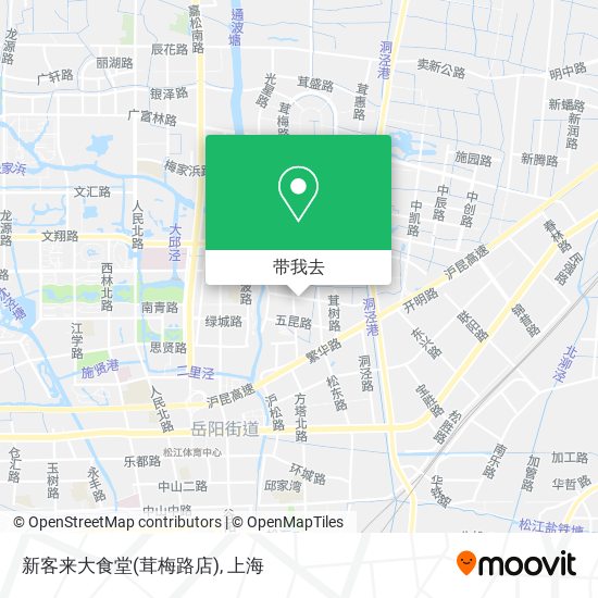 新客来大食堂(茸梅路店)地图