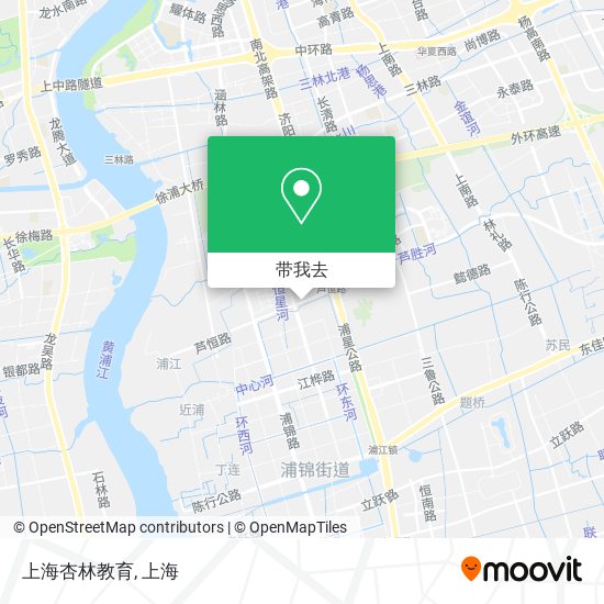 上海杏林教育地图