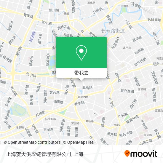 上海贺天供应链管理有限公司地图