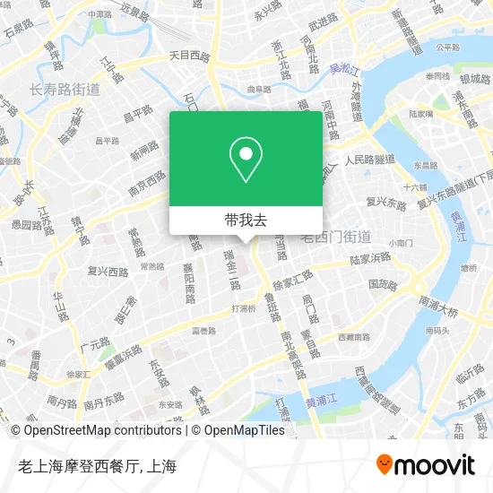 老上海摩登西餐厅地图