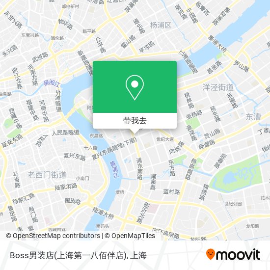 Boss男装店(上海第一八佰伴店)地图