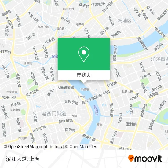 滨江大道地图