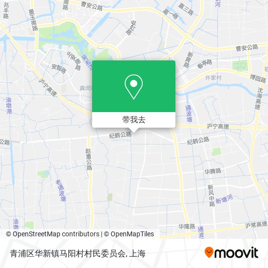 青浦区华新镇马阳村村民委员会地图