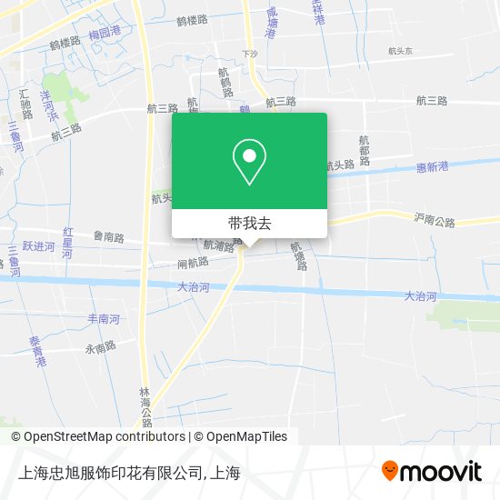 上海忠旭服饰印花有限公司地图