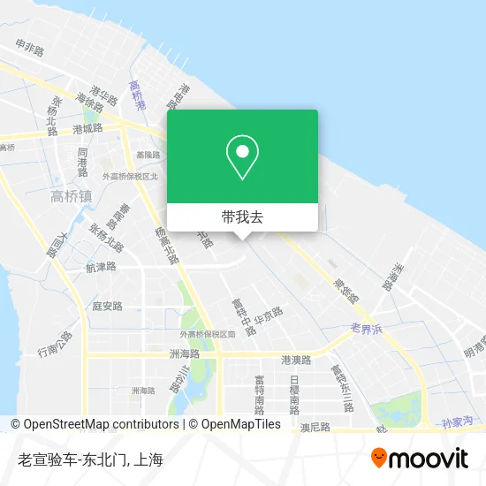老宣验车-东北门地图