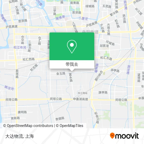 大达物流地图