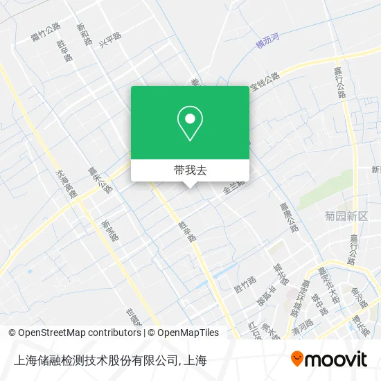 上海储融检测技术股份有限公司地图