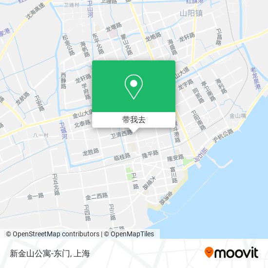 新金山公寓-东门地图