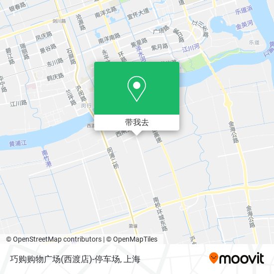 巧购购物广场(西渡店)-停车场地图