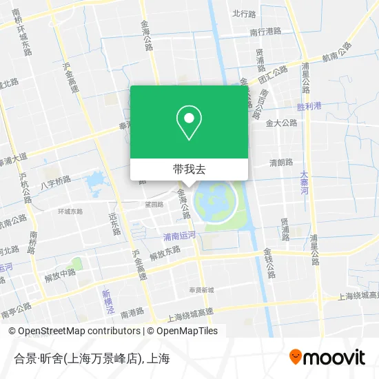 合景·昕舍(上海万景峰店)地图
