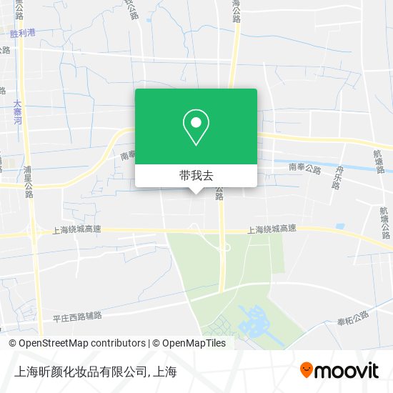 上海昕颜化妆品有限公司地图