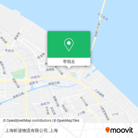上海昕波物流有限公司地图