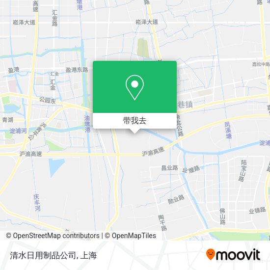 清水日用制品公司地图