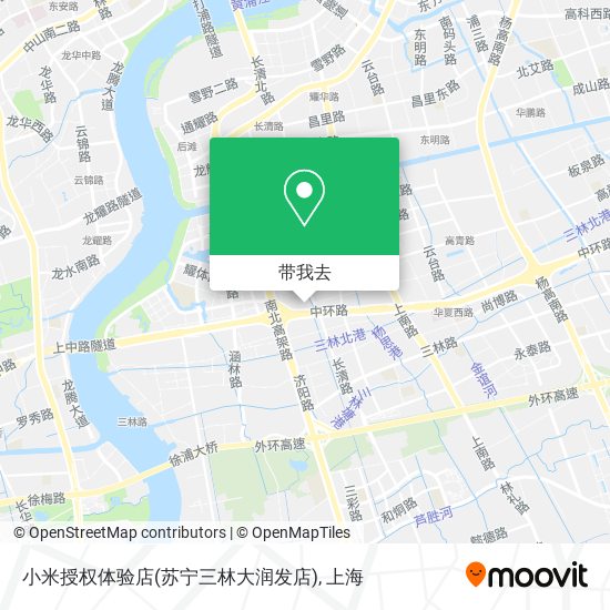 小米授权体验店(苏宁三林大润发店)地图