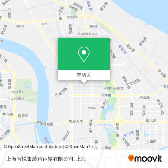 上海智悦集装箱运输有限公司地图