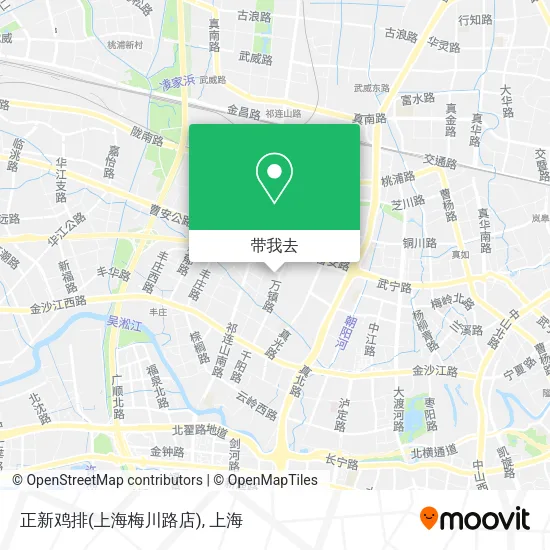 正新鸡排(上海梅川路店)地图