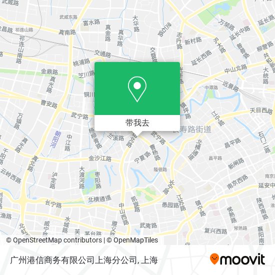 广州港信商务有限公司上海分公司地图