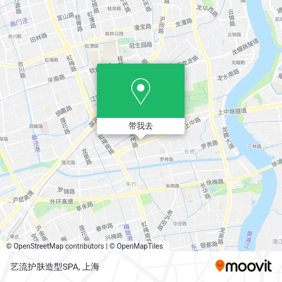 艺流护肤造型SPA地图