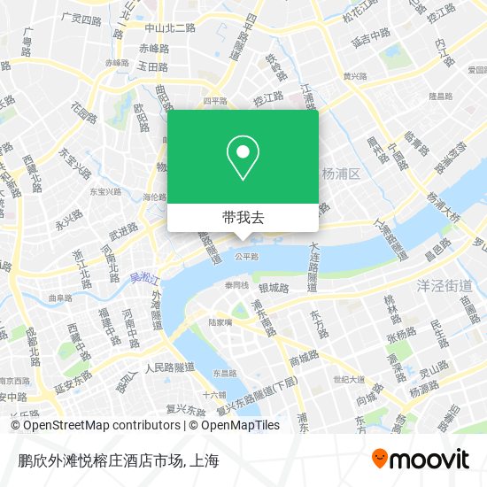 鹏欣外滩悦榕庄酒店市场地图