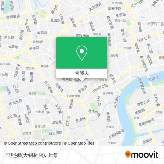 佳熙娜(天钥桥店)地图