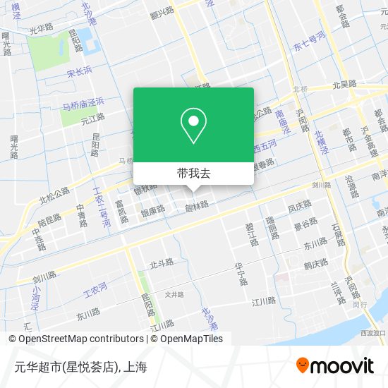 元华超市(星悦荟店)地图