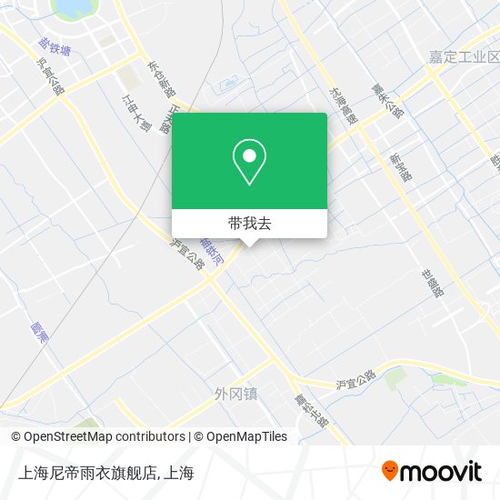 上海尼帝雨衣旗舰店地图