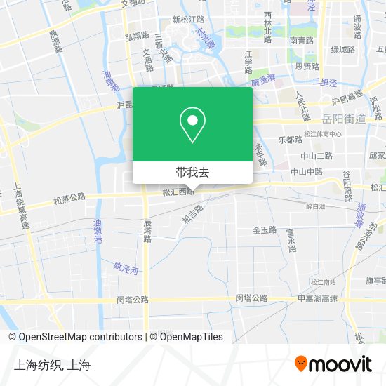 上海纺织地图