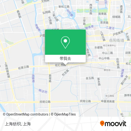 上海纺织地图