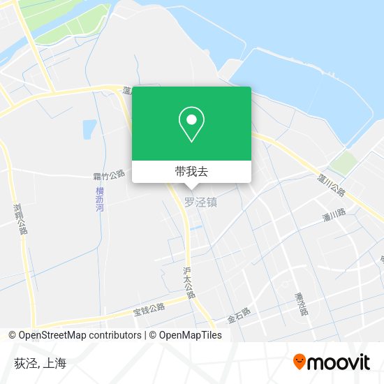 荻泾地图