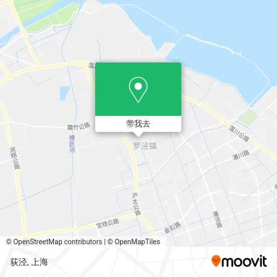 荻泾地图
