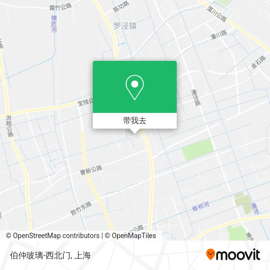 伯仲玻璃-西北门地图