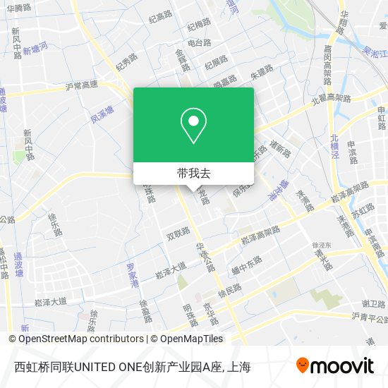 西虹桥同联UNITED ONE创新产业园A座地图