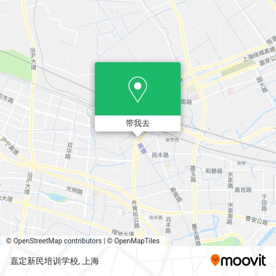 嘉定新民培训学校地图