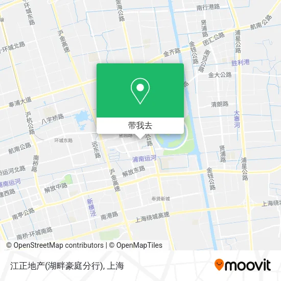 江正地产(湖畔豪庭分行)地图