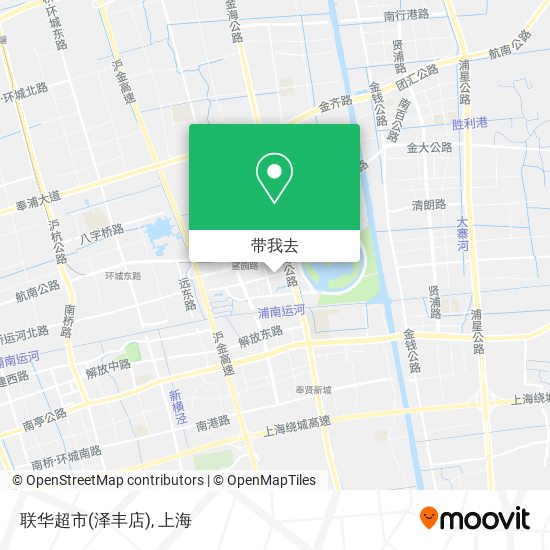 联华超市(泽丰店)地图