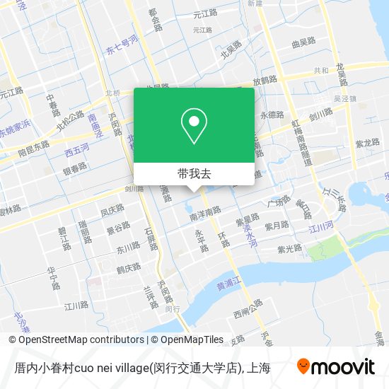 厝内小眷村cuo nei village(闵行交通大学店)地图