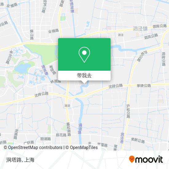 洞塔路地图