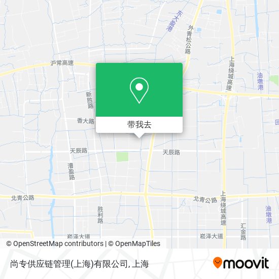 尚专供应链管理(上海)有限公司地图